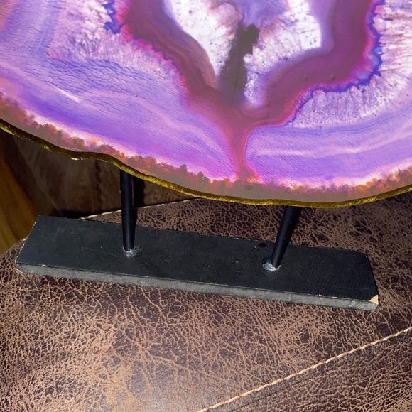 Amethyst Wooden Table Decor By Greenbrier International, Inc. - Picture 11 of 11